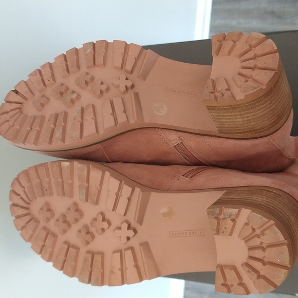 Vince Camuto Gaviana Suede Boots in Dermy Pink - Picture 9 of 10